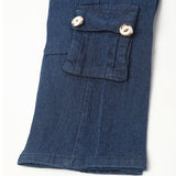 Girl's Denim Pant - Blue, Girls Pants & Capri, Chase Value, Chase Value