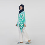 Women's Stripe Printed Western Top - Green, Women T-Shirts & Tops, Chase Value, Chase Value