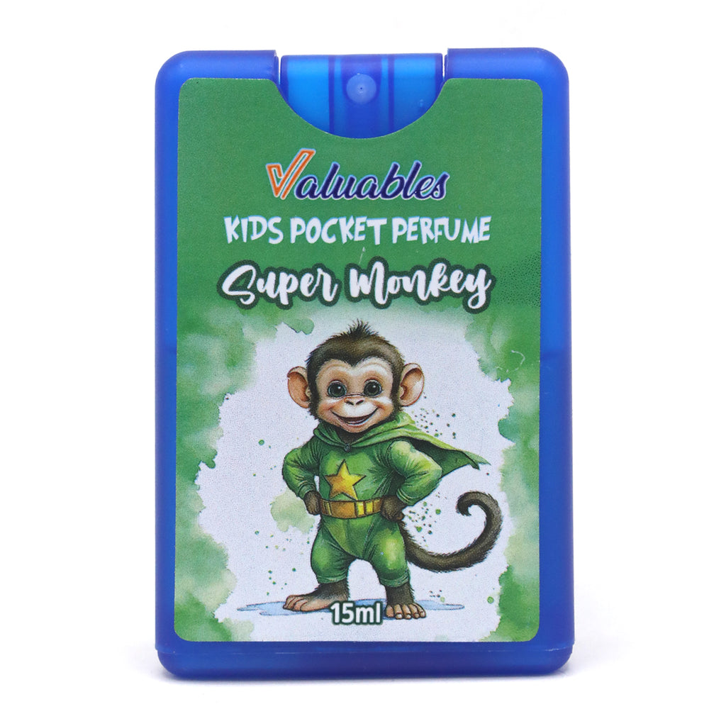 Valuables Kids Pocket Perfume 15ml - Sp Monkey, Men Body Spray & Mist, Chase Value, Chase Value