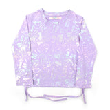 Girls Full Sleeves T-Shirt - Purple, Girls T-Shirts, Chase Value, Chase Value