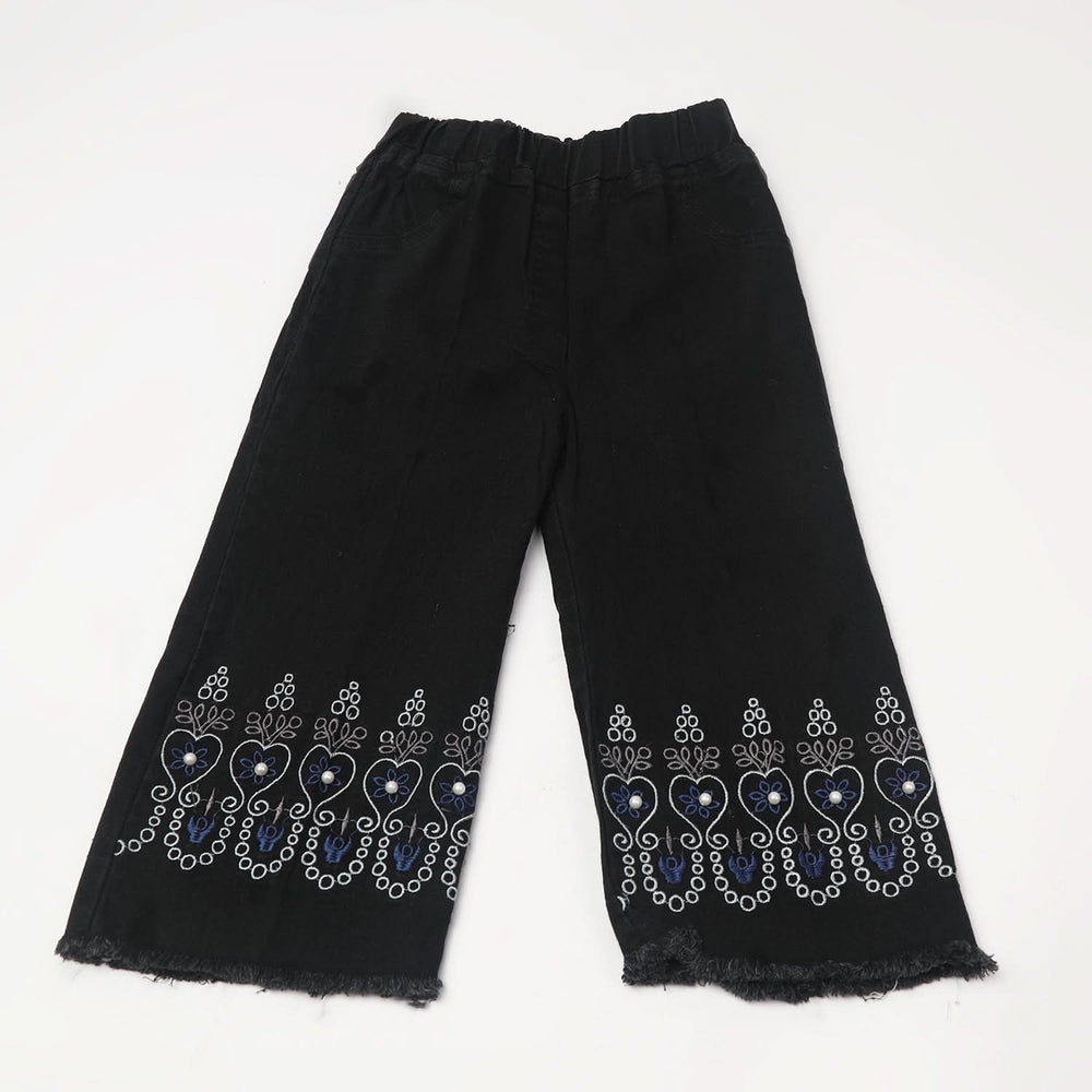 Girl's Denim Pant - Black, Girls Pants & Capri, Chase Value, Chase Value