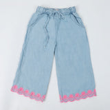 Girls Patiala Pant - Ice Blue, Girls Pants & Capri, Chase Value, Chase Value