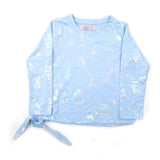 Girls Full Sleeves T-Shirt - Sky Blue, Girls T-Shirts, Chase Value, Chase Value