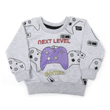 Newborn Boys Full Sleeves Shirts - Grey, Newborn Boys Shirts & T-Shirts, Chase Value, Chase Value