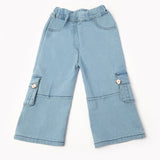 Girl's Denim Pant - Light Blue, Girls Pants & Capri, Chase Value, Chase Value