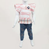 Girls Pant Suit - White, Girls Suits, Chase Value, Chase Value