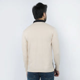 Men's Full Sleeves Polo T-Shirt - Fawn, Men's T-Shirts & Polos, Chase Value, Chase Value