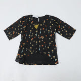 Girls Chiffon Top - Black, Girls Tops, Chase Value, Chase Value