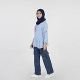 Women's Western Top - Light Blue, Women T-Shirts & Tops, Chase Value, Chase Value