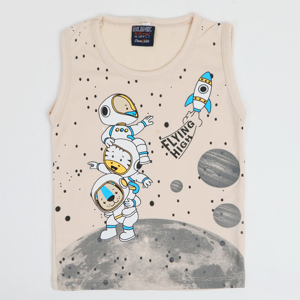 Boys Sando T-Shirt - Fawn, Boys Sando, Chase Value, Chase Value
