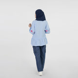 Women's Western Top - Light Blue, Women T-Shirts & Tops, Chase Value, Chase Value