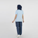 Valuable Women's Half Sleeves T-Shirt - Ice Blue, Women T-Shirts & Tops, Chase Value, Chase Value