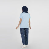 Valuable Women's Half Sleeves T-Shirt - Ice Blue, Women T-Shirts & Tops, Chase Value, Chase Value