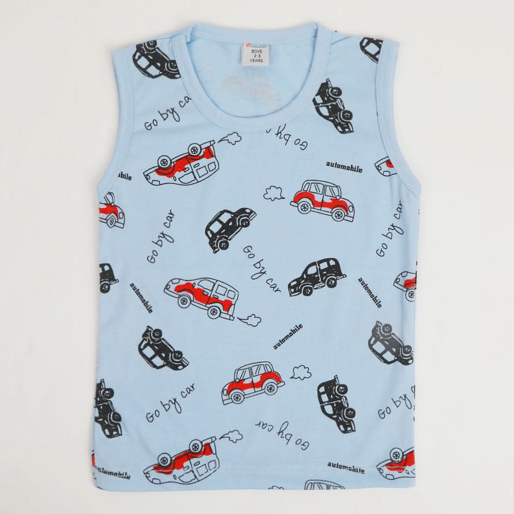Boys Sando T-Shirt - Light Blue, Boys Sando, Chase Value, Chase Value