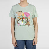 Valuable Women's Half Sleeves T-Shirt - Sea Green, Women T-Shirts & Tops, Chase Value, Chase Value