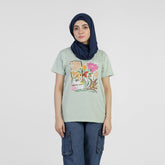 Valuable Women's Half Sleeves T-Shirt - Sea Green, Women T-Shirts & Tops, Chase Value, Chase Value