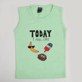Boys Sando T-Shirt - Light Green, Boys Sando, Chase Value, Chase Value