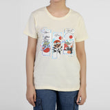 Valuable Women's Half Sleeves T-Shirt - Cream, Women T-Shirts & Tops, Chase Value, Chase Value