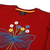 Girls T-Shirt - Red, Girls T-Shirts, Chase Value, Chase Value