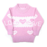 Girls Full Sleeves Sweater - Purple, Girls Sweaters, Chase Value, Chase Value