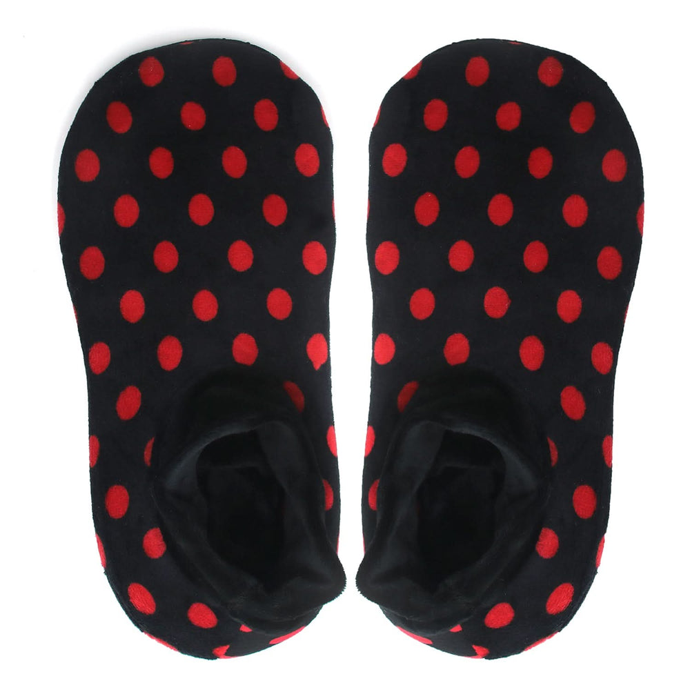 Women's Velvet Boot Socks - Red, Women Socks Stocking & Gloves, Chase Value, Chase Value
