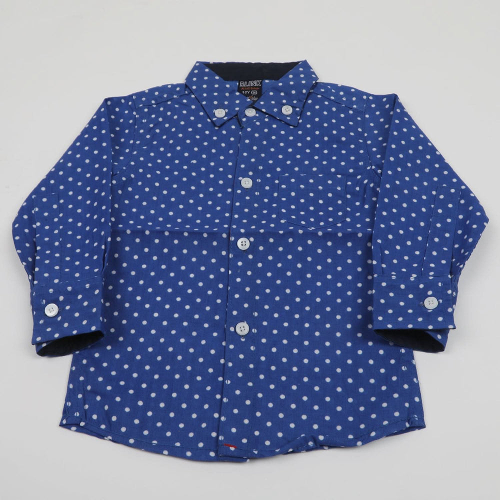 Boys Full Sleeves Shirt - Royal Blue, Boys Shirts, Chase Value, Chase Value