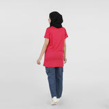 Women's Printed Half Sleeves T-Shirt - Dark Pink, Women T-Shirts & Tops, Chase Value, Chase Value