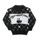 Girls Full Sleeves Sweater - Black, Girls Sweaters, Chase Value, Chase Value