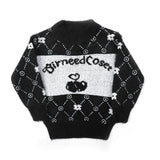 Girls Full Sleeves Sweater - Black, Girls Sweaters, Chase Value, Chase Value