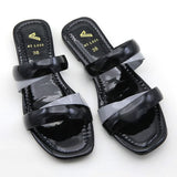 Valuable Open-Toe Slipper - Black, Women Slippers, Chase Value, Chase Value