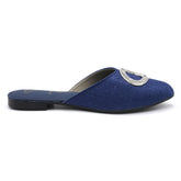 Valuable Women's Backless Pump - Blue, Women Backless Pumps, Chase Value, Chase Value