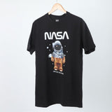 Men's Half Sleeves Printed T-Shirt - Black, Men's T-Shirts & Polos, Chase Value, Chase Value