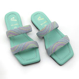 Girls Slipper - Green, Girls Slippers, Chase Value, Chase Value