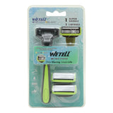 Wetell Men Razor 202418 1+2 Cart, Razor & Cartridges, Wetell, Chase Value