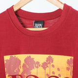 Men's Half Sleeves Printed T-Shirt - Maroon, Men's T-Shirts & Polos, Chase Value, Chase Value