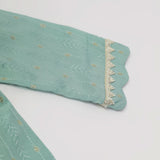 Girls Shalwar Suit 2Pcs - Sea Green, Girls Shalwar Kameez, Chase Value, Chase Value