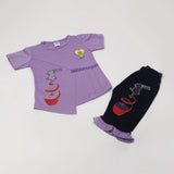 Girls Half Sleeves Suits - Purple, Girls Suits, Chase Value, Chase Value