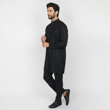 Eminent Men's Trim Fit Kurta Pajama - Black, Men's Shalwar Kameez, Eminent, Chase Value