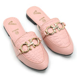 Girls Backless Pump Slipper - Pink, Girls Backless Pump, Chase Value, Chase Value