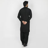 Eminent Men's Trim Fit Shalwar Suit - Black, Men's Shalwar Kameez, Eminent, Chase Value