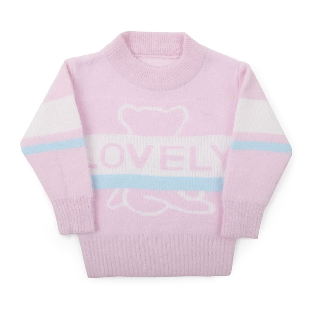 Girls Full Sleeves Sweater - Light Purple, Girls Sweaters, Chase Value, Chase Value