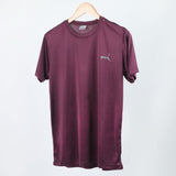 Men's Plain Half Sleeves Round Neck T-Shirt - Maroon, Men's T-Shirts & Polos, Chase Value, Chase Value