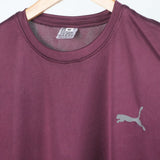 Men's Plain Half Sleeves Round Neck T-Shirt - Maroon, Men's T-Shirts & Polos, Chase Value, Chase Value