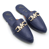 Women's Backless Pump - Blue, Women Backless Pumps, Chase Value, Chase Value