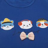 Girl's Half Sleeves Suit - Royal Blue, Girls Suits, Chase Value, Chase Value