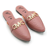 Women's Backless Pump - Peach, Women Backless Pumps, Chase Value, Chase Value