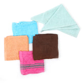 Kitchen Pack of 5 Hem Towel - Multi Color, Kitchen Towels, Chase Value, Chase Value