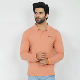 Eminent Men's Full Sleeves Polo T-Shirt - Clay, Men's T-Shirts & Polos, Eminent, Chase Value
