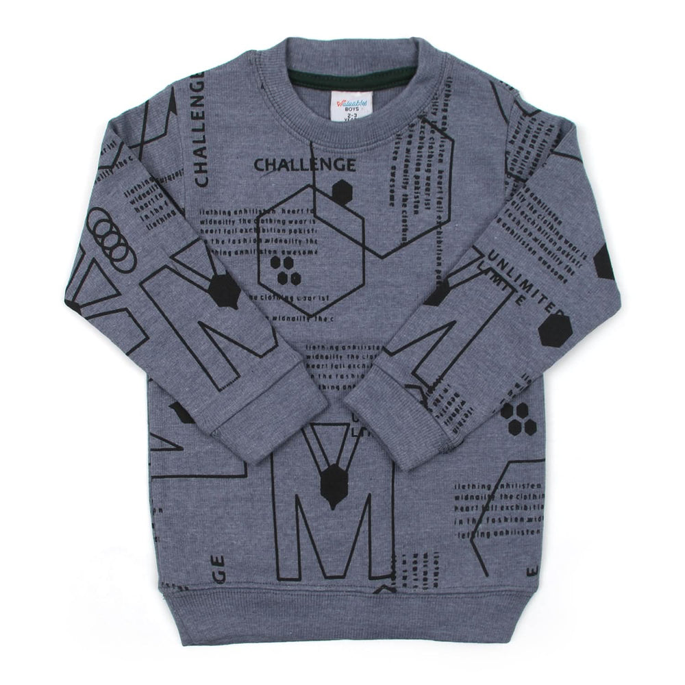 Boys Full Sleeves Sweatshirt - Blue, Boys Hoodies & Sweat Shirts, Chase Value, Chase Value