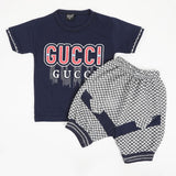 Boys Half Sleeves Suit - Navy Blue, Boys Sets & Suits, Chase Value, Chase Value